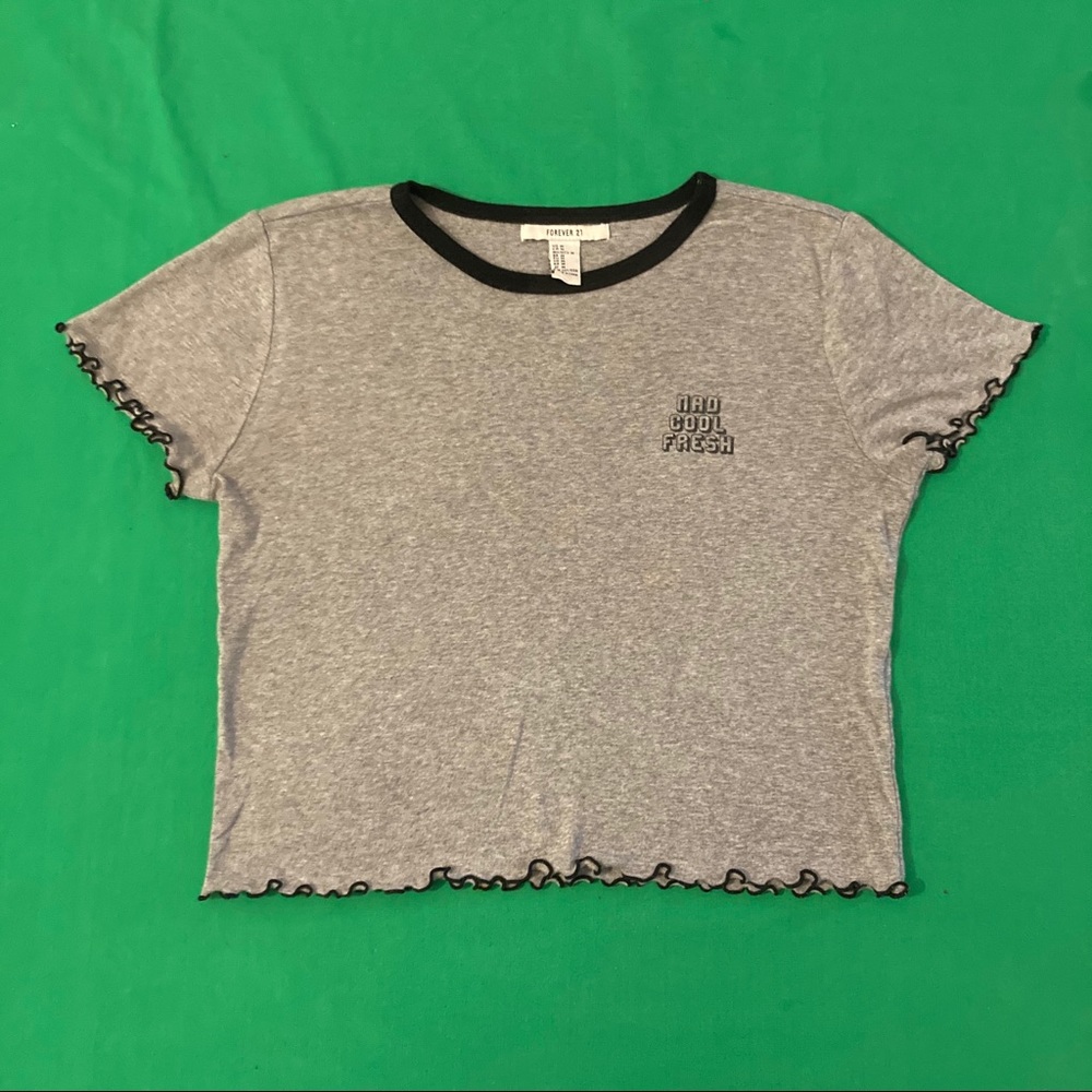 "Mad Cool" Crop Tee